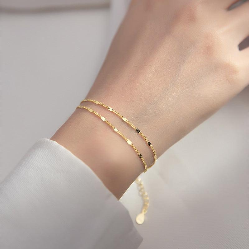 Women's Double Chain Bracelet