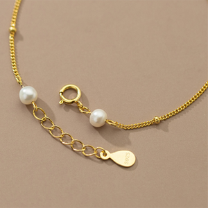 Bracelet à breloques en perles baroques