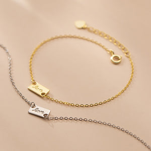 Bracelet note d'amour