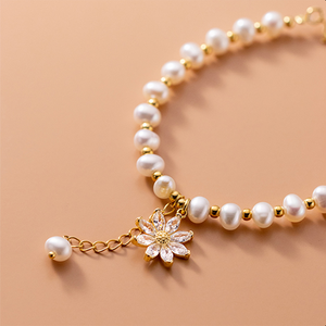 Bracelet de perles de lotus