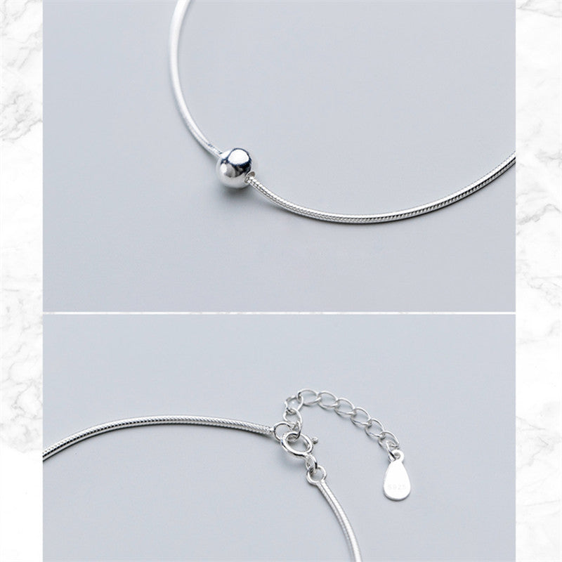 Bracelet brillant en argent