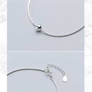 Bracelet brillant en argent