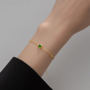 Bracelet Éclat Émeraude