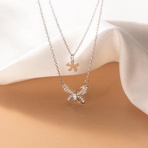 Collier flottant romantique