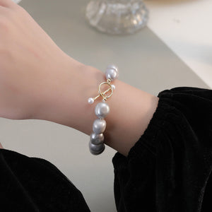 Bracelet Bohème Perles Violettes