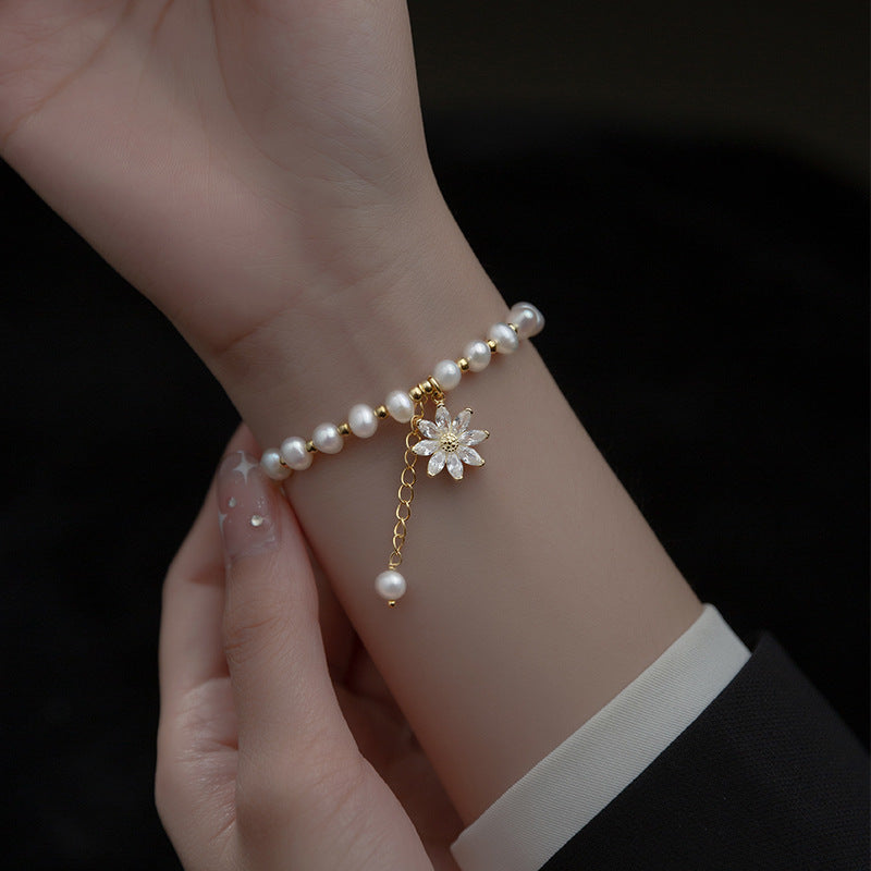 Bracelet de perles de lotus