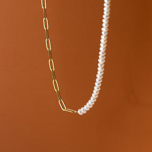 Collier Punk Perle