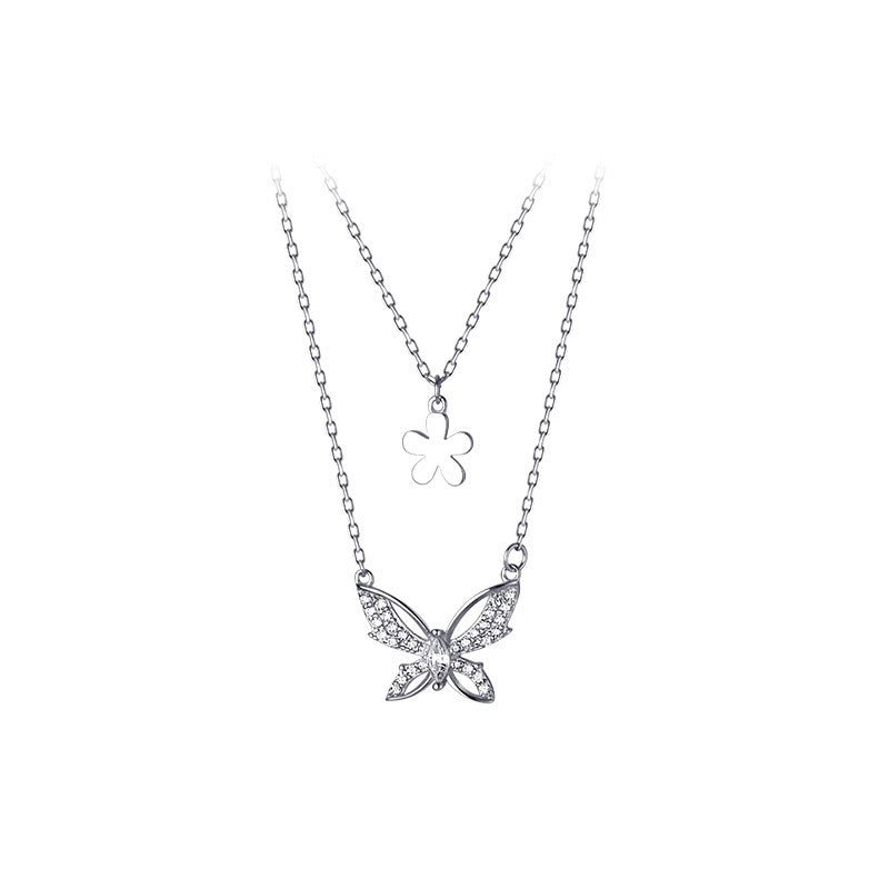 Collier flottant romantique