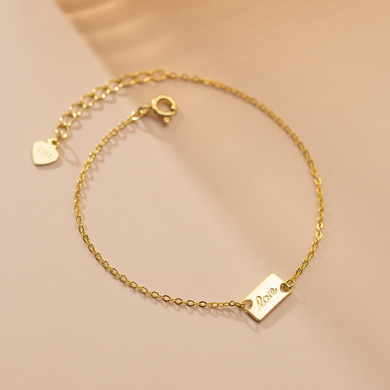 Bracelet note d'amour