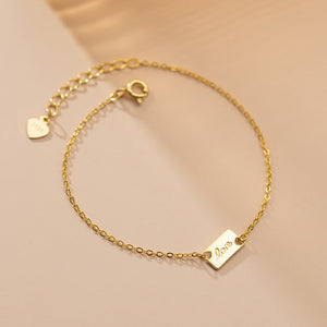 Bracelet note d'amour