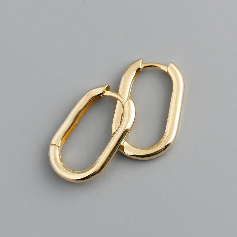 Minimalist Punk Hoop Earrings