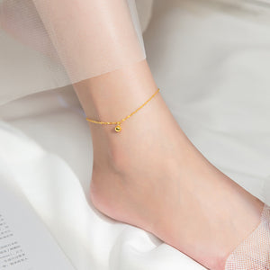 Golden Bead Anklet