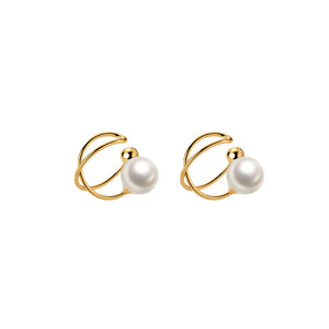 Ear Pearl Clip On Earrings