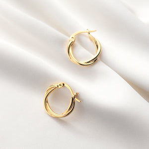 Twisted Hoop Earrings