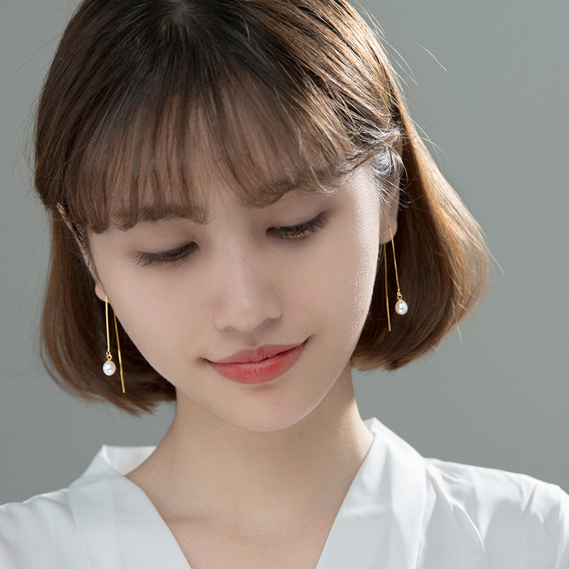 Korean Natural Pearl Earrings