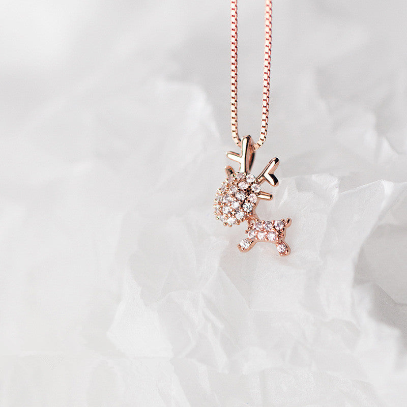 Cute Elk Necklace