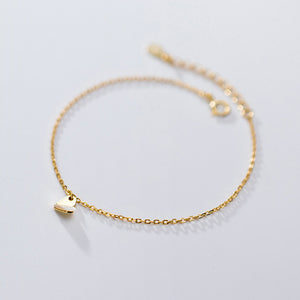 Golden Love Shell Chain Bracelet