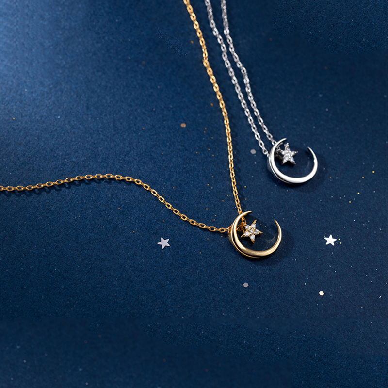 Star Moon Necklace