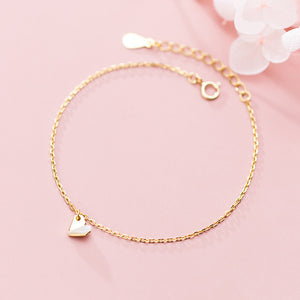 Golden Love Shell Chain Bracelet