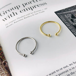 Double-ended Round Bead Ring