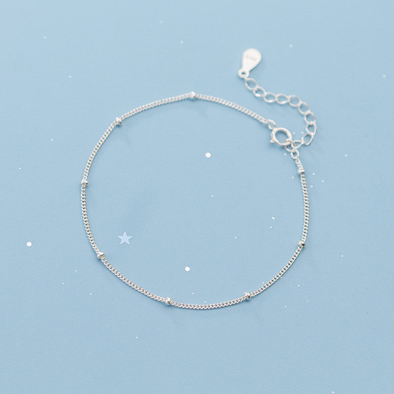 Minimalist Bead Chain Bracelet