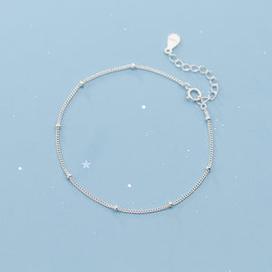 Minimalist Bead Chain Bracelet