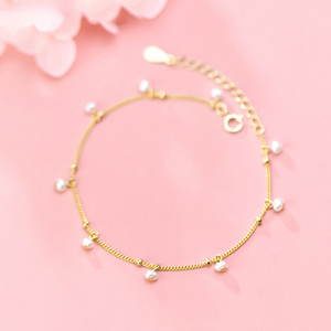 Chain Pearl Bracelet