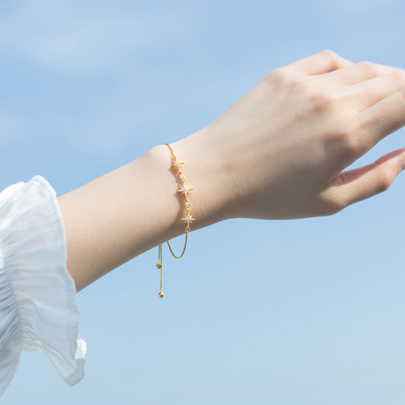 Light Six-pointed Star Bracelet