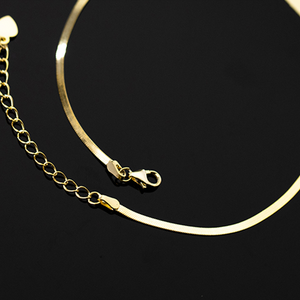 Simple Snake Bone Anklet