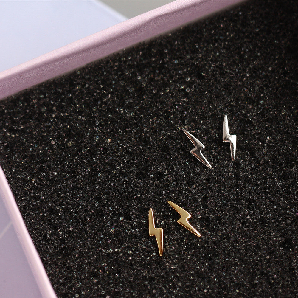 Lightning Stud Earrings