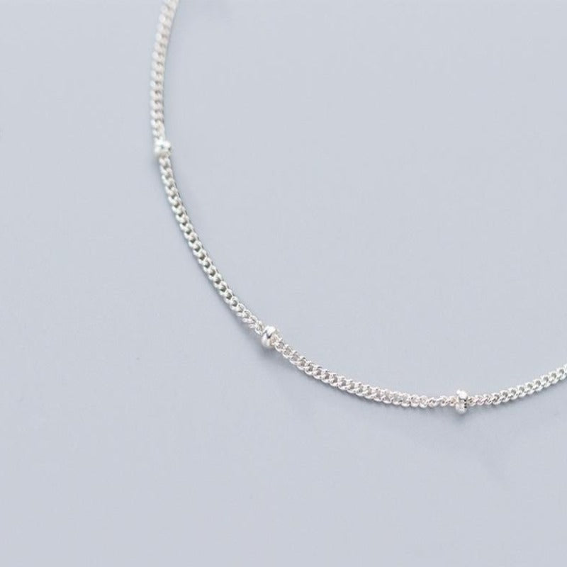 Minimalist Bead Chain Bracelet