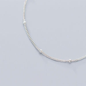 Minimalist Bead Chain Bracelet