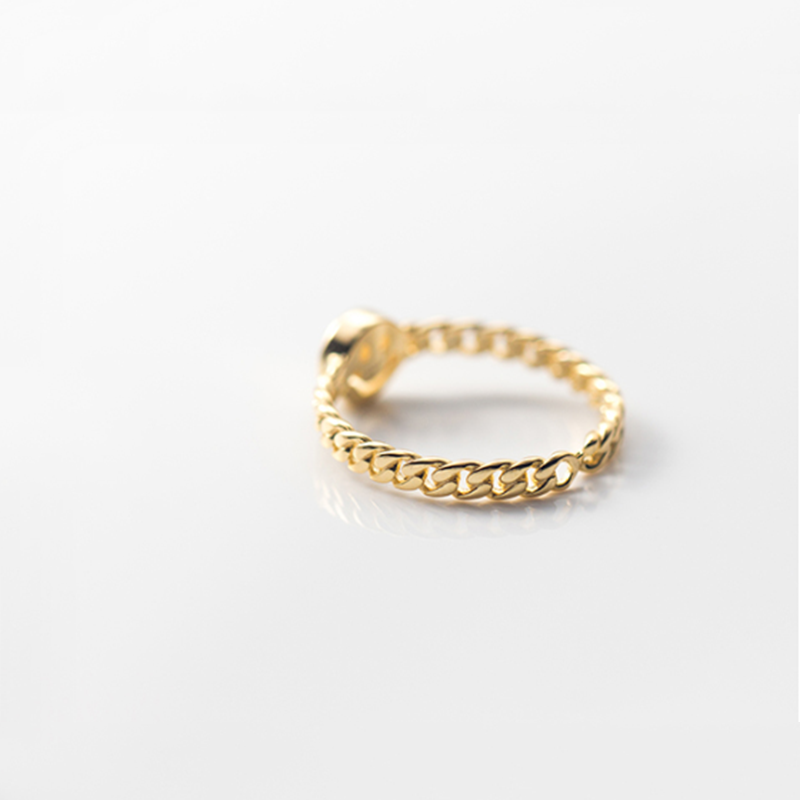 Smile Chain Ring