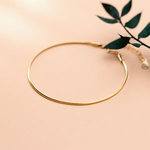 Minimalist Golden Snake Bone Chain Bracelet