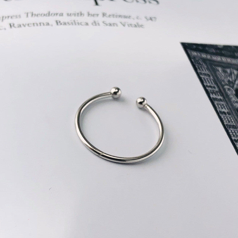 Double-ended Round Bead Ring