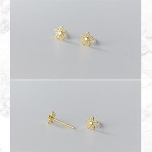 Hollow Flower Stud Earrings