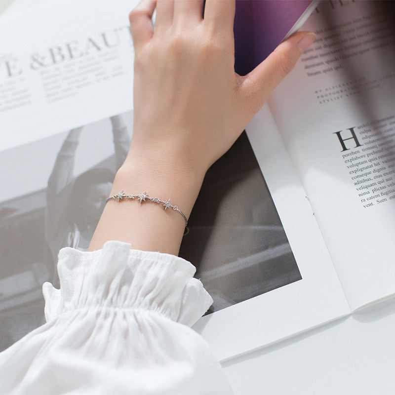 Light Six-pointed Star Bracelet