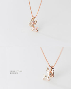 Cute Elk Necklace