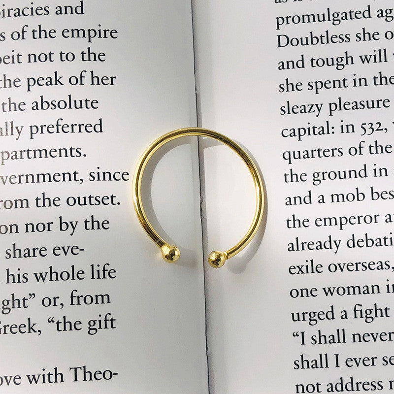 Double-ended Round Bead Ring