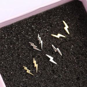 Lightning Stud Earrings