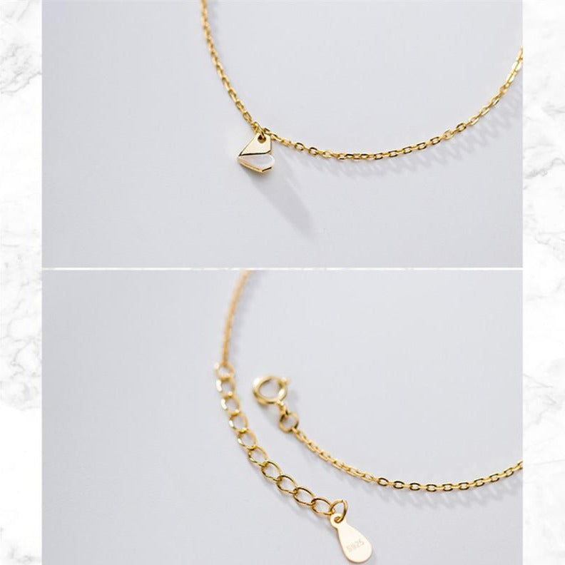 Golden Love Shell Chain Bracelet