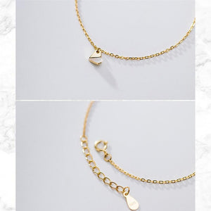 Golden Love Shell Chain Bracelet