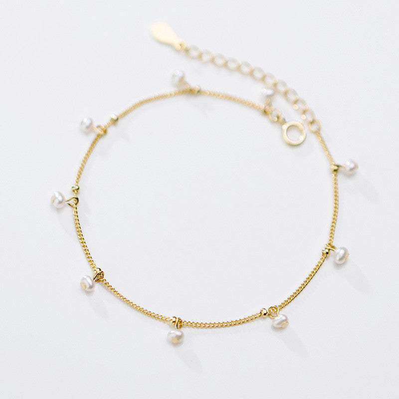 Chain Pearl Bracelet