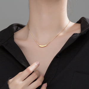 Geometric Arc Necklace