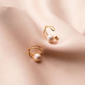 Ear Pearl Clip On Earrings