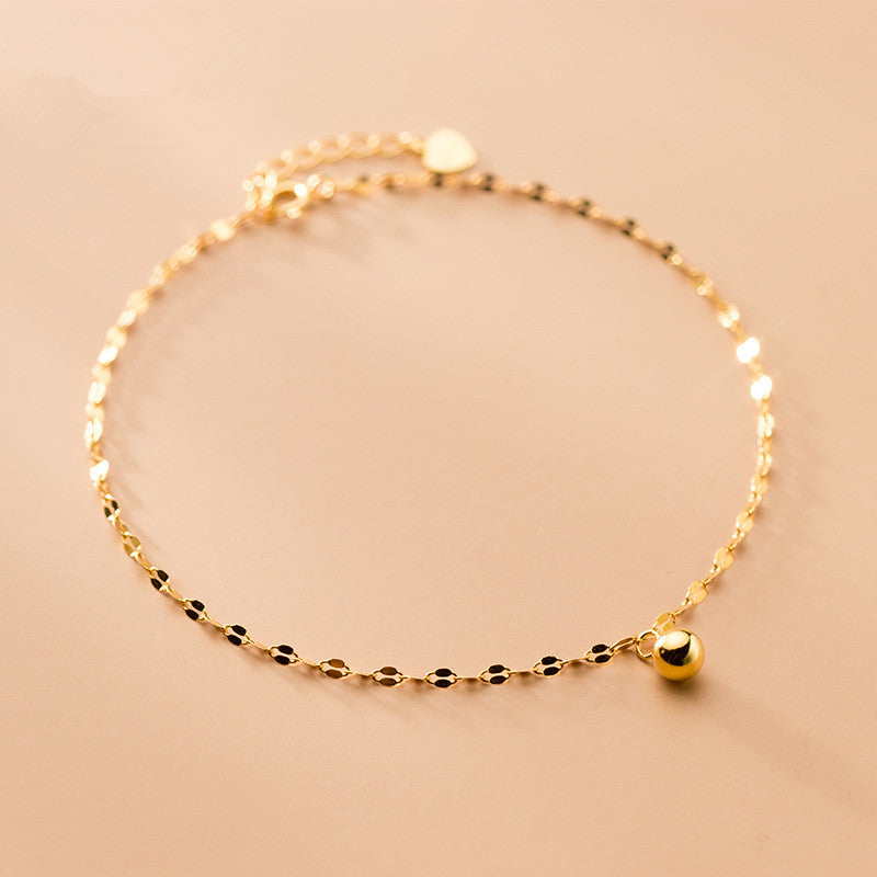 Golden Bead Anklet