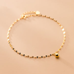 Golden Bead Anklet