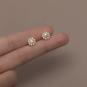 Pearl Stud Earrings