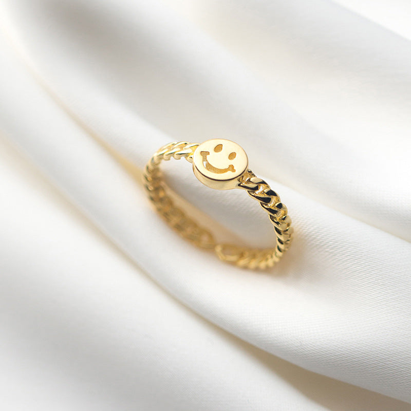 Smile Chain Ring