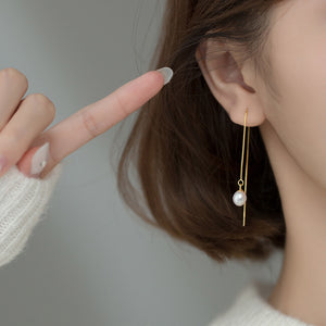 Korean Natural Pearl Earrings